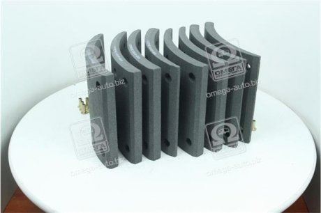 Накладка тормозов. (компл. на ось) 420х180 2-й рем. BPW, KASSBOHRER, SAF (RIDER) RD 19032Rem2