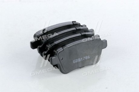 Колодка тормозов. диск. STANDARD RENAULT KANGOO 08- задн. (RIDER) RD.24692STD