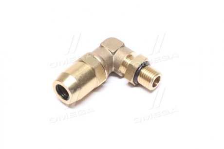 Соединитель угловой разборной M14х1,5-D12х1,5 (латунь)) (RIDER) RD 27.26.72