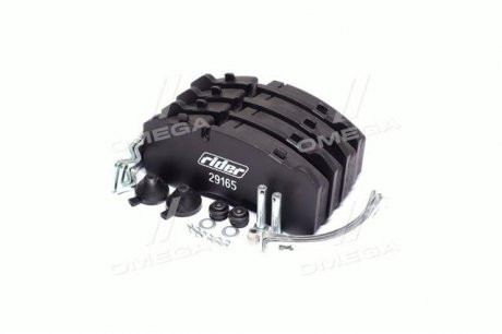 Колодка тормозов. диск. LONG LIFE (компл. на ось) BPW SKH (RIDER) RD 29165STD