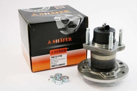 SH153.23K SHAFER Ступиця (підшипник) зад. +монтажний к-кт Opel Astra F, G, Combo C, Vectra A, B, Lanos 1.6 (+ABS) (4 болта)