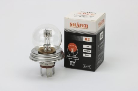 SL1019 SHAFER Лампа галогенова R2 12V 45/40W P45T (картонна упаковка 1шт)