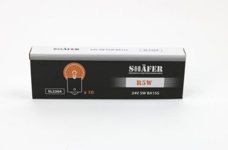 SL2204 SHAFER Лампа R5W 24V 5W BA15s