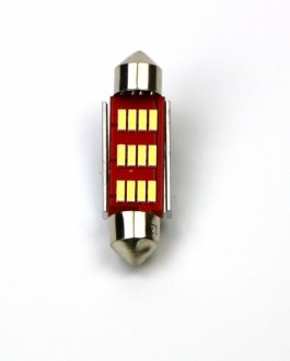 SL4039 SHAFER Светодиодная лампа T11 Festoon T11x39 12LEDs canbus (1шт)