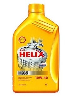 550039790 SHELL Олія моторна Shell Helix HX6 10W-40 (1 л)