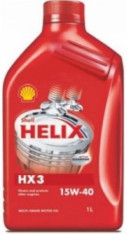 550039969 SHELL Олія моторна Shell Helix HX3 15W-40 (1 л)