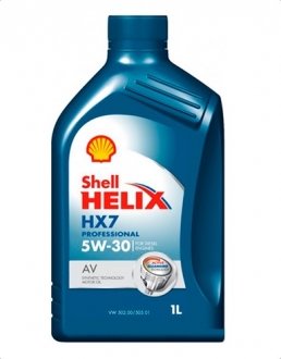 550040006 SHELL Масло моторное Shell Helix HX7 5W-30 (1 л)