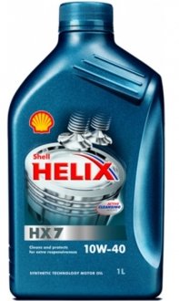 550040293 SHELL Масло моторное Shell Helix HX7 10W-40 (1 л)