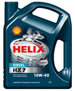 550040425 SHELL Олія моторна Shell Helix HX7 Diesel 10W-40 (4 л)