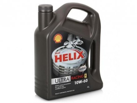 550040622 SHELL Олія моторна Shell Helix Ultra Racing 10W-60 (4 л)