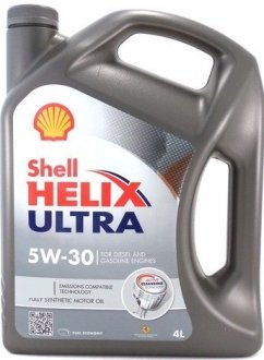 550040623 SHELL Масло моторное Shell Helix Ultra 5W-30 (4 л)