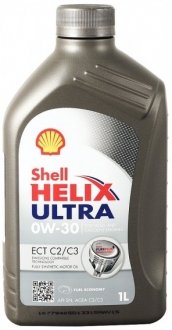 550042390 SHELL Масло моторное shell helix ultra ect c2/c3 0w-30 (синтетическое