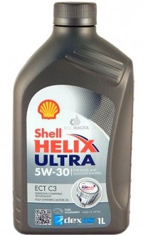 550042830 SHELL Масло моторное Shell Helix Ultra ECT C3 5W-30 (1 л)