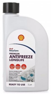 PBT78F SHELL SHELL 1л Premium Longlife Антифриз червоний -38С° (замена 120тыс.) 12/G12+ отвечает требованиям AUDI, SKODA, SEAT, VW