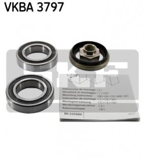 VKBA3797 SKF Комплект подшипника ступицы колеса.