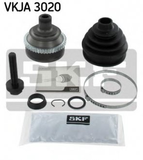 VKJA 3020 SKF ШРКШ зовн. VW T4 1.8 90-92, 1.9D/2.0/2.4D/2.5 90- Ch.70-M-000001-70-R-136290, 1.9TD 92- Ch.70-P-032051-70-R-136290 A:38/F:33/X/ABS:48