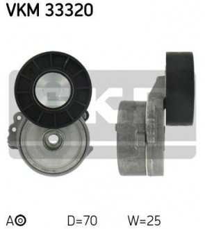 VKM33320 SKF Натягувач ременя CITROEN/FIAT/FORD/LANCIA/PEUGEOT/VOLVO C4/Scudo/Kuga/Expert/S40 "2,0L "03>>