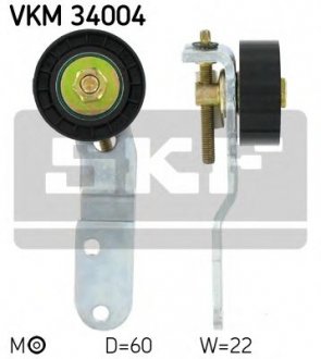 VKM 34004 SKF 60x17x22 Ролик паска приводного Ford 1.8D/TD Servo+Klima