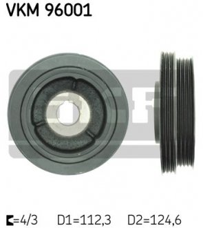 VKM96001 SKF Шкив приводного пояса