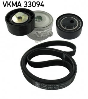 VKMA 33094 SKF Поликлиновый ременный комплект