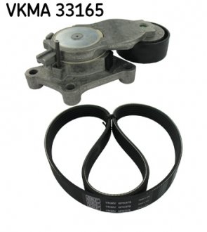 VKMA33165 SKF Ремень поликлиновой, комплект (ролики + ремень) (VKMA33165) SKF