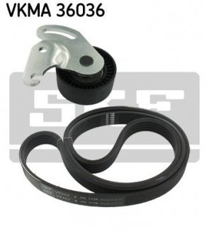 VKMA 36036 SKF Комплект доріжкового ремня