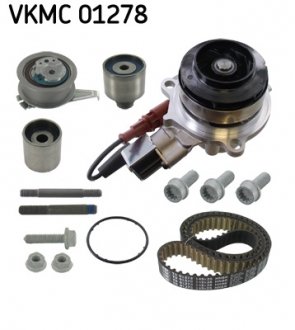 VKMC 01278 SKF Комплект (ремінь+ролик+помпа)