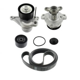 VKMC 36084 SKF Роликовий модуль натягувача ременя (ролик, ремень, помпа)