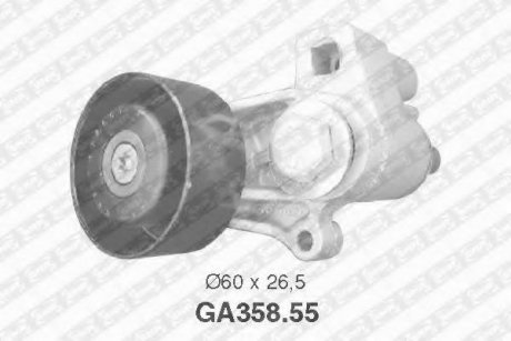 GA358.55 SNR NTN Натяжник паска приводного Peugeot/Citroen 1,8.1,9D 91->