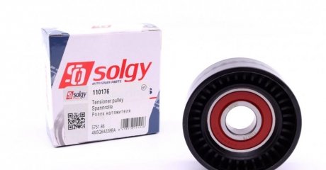 110176 Solgy Ролик натяжний ременя генератора SOLGY 110176