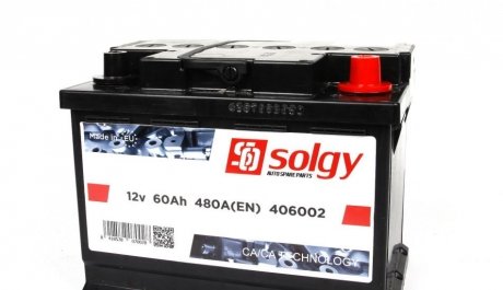 406002 Solgy Стартерная батарея (аккумулятор) SOLGY 406002