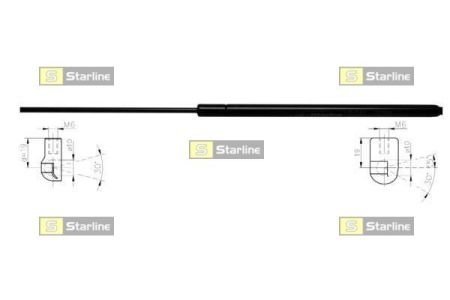 12.24.800 STARLINE Амортизатор багажника