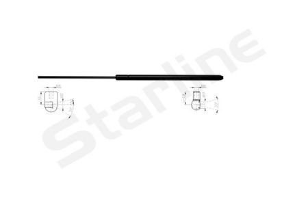 37.24.800 STARLINE Амортизатор багажника
