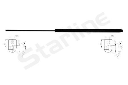 42.95.802 STARLINE Амортизатор багажника