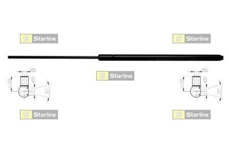 70.35.800 STARLINE Амортизатор багажника