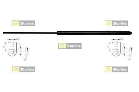 82.50.800 STARLINE Амортизатор багажника