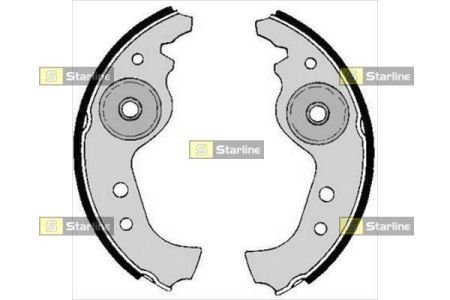 BC 00890 STARLINE Тормозные колодки барабанные