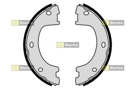 BC 01056 STARLINE Тормозные колодки барабанные