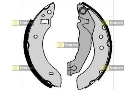 BC 04600 STARLINE Тормозные колодки барабанные