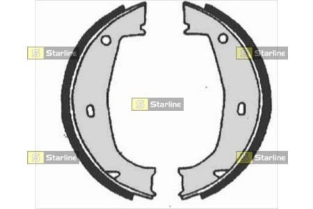 BC 04685 STARLINE Тормозные колодки барабанные