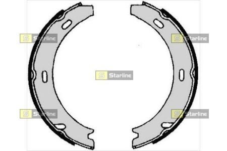 BC 04730 STARLINE Тормозные колодки барабанные