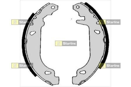 BC 04880 STARLINE Гальмівні колодки барабанні