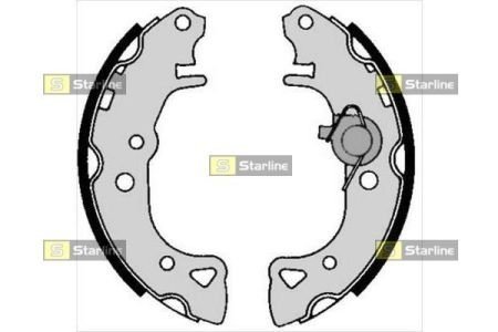 BC 04940 STARLINE Тормозные колодки барабанные