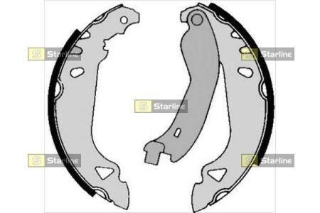 BC 05040 STARLINE Тормозные колодки барабанные