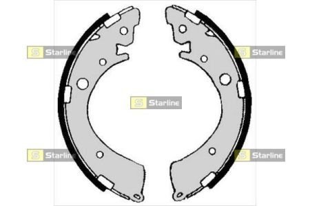 BC 05360 STARLINE Тормозные колодки барабанные