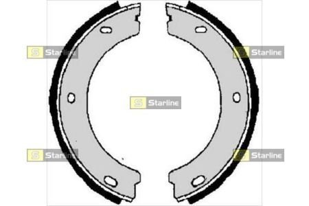 BC 06400 STARLINE Тормозные колодки барабанные