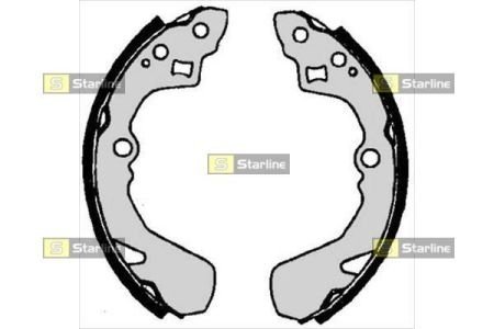 BC 06430 STARLINE Тормозные колодки барабанные