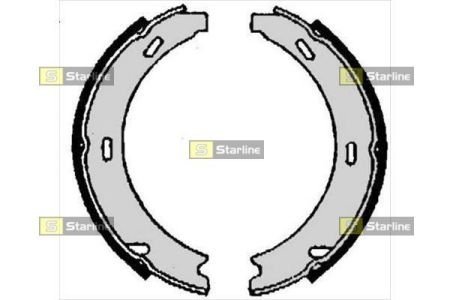 BC 06870 STARLINE Тормозные колодки барабанные