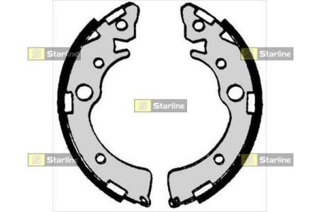 BC 06980 STARLINE Гальмівні колодки барабанні