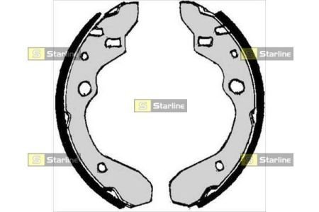 BC 07010 STARLINE Тормозные колодки барабанные